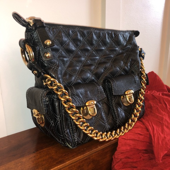 Marc Jacobs leather handbag with gold hardware - Picture 6 of 8